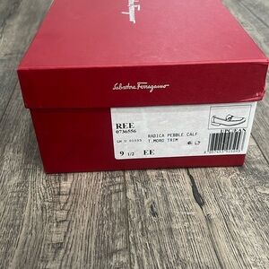Salvatore Ferragamo Radica Pebble Calf